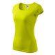 Malfini Pure - kerek nyakú női póló - Lime - XS