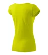 Malfini Pure - kerek nyakú női póló - Lime - 2XL