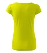 Malfini Pure - kerek nyakú női póló - Lime - 2XL