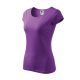 Malfini Pure - kerek nyakú női póló - Lila - 2XL
