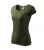 Malfini Pure - kerek nyakú női póló - Military - 2XL