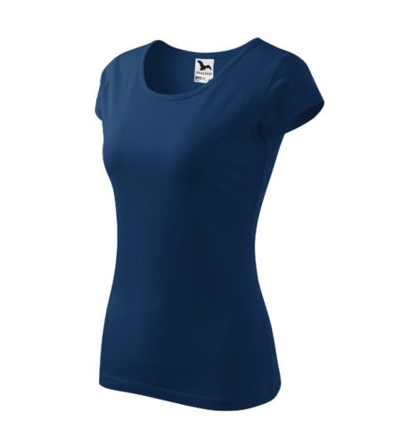Malfini Pure - kerek nyakú női póló - Éjkék - 2XL