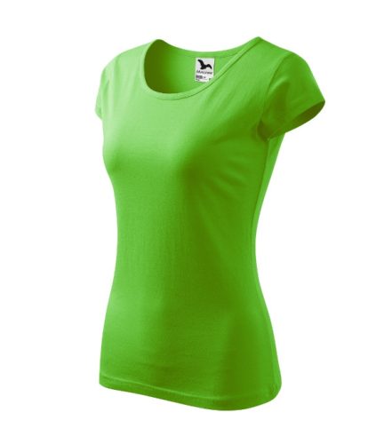 Malfini Pure - kerek nyakú női póló - Almazöld - 2XL