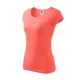 Malfini Pure - kerek nyakú női póló - Coral - XL