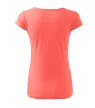 Malfini Pure - kerek nyakú női póló - Coral - 2XL