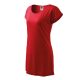 Malfini Love - csónak nyakú, laza szabású női póló/ruha - Piros - 2XL