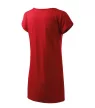 Malfini Love - csónak nyakú, laza szabású női póló/ruha - Piros - 2XL