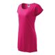 Malfini Love - csónak nyakú, laza szabású női póló/ruha - Bíborszín - 2XL