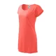Malfini Love - csónak nyakú, laza szabású női póló/ruha - Coral - XS