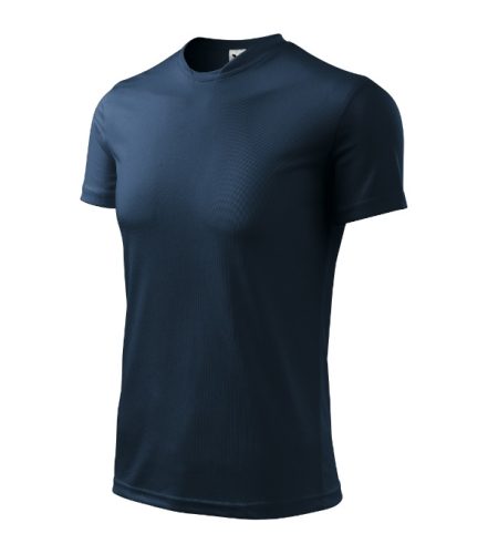 Malfini Fantasy - Különleges nyakkivágású férfi póló - Tengerészkék - 3XL