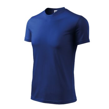   Malfini Fantasy - Különleges nyakkivágású férfi póló - Királykék - XL