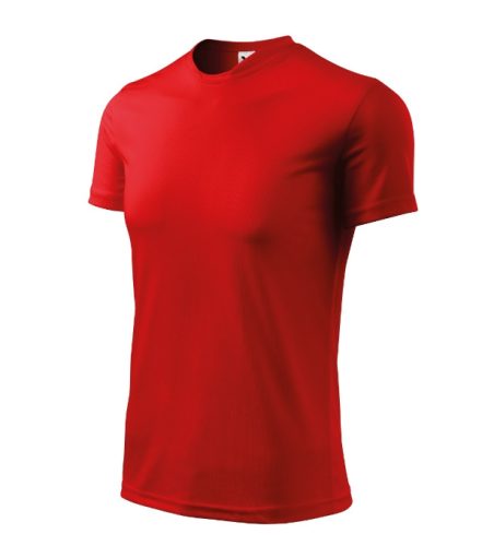 Malfini Fantasy - Különleges nyakkivágású férfi póló - Piros - S