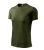Malfini Fantasy - Különleges nyakkivágású férfi póló - Military - 2XL