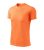 Malfini Fantasy - Különleges nyakkivágású férfi póló - Neon mandarine - S
