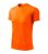 Malfini Fantasy - Különleges nyakkivágású férfi póló - Neon narancssárga - 3XL