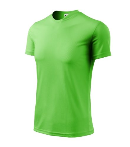 Malfini Fantasy - Különleges nyakkivágású férfi póló - Almazöld - 2XL