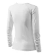 Malfini Elegance - V nyakú, hosszú ujjú női póló - Fehér - 2XL