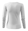 Malfini Elegance - V nyakú, hosszú ujjú női póló - Fehér - 2XL