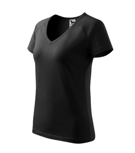 Malfini Dream - V nyakú női póló - Fekete - 3XL