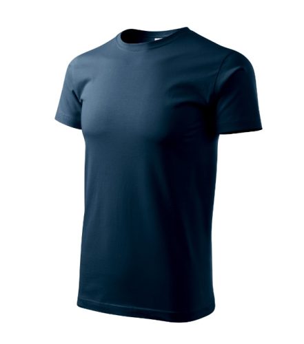 Malfini Basic - Kerek nyakú férfi póló - Tengerészkék - 3XL