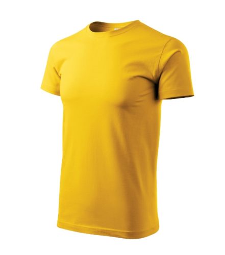 Malfini Basic - Kerek nyakú férfi póló - Sárga - 4XL