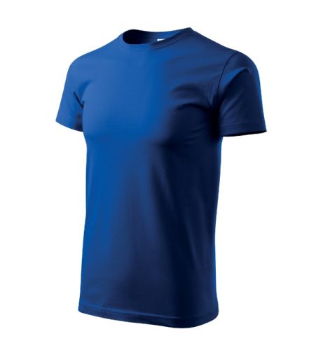 Malfini Basic - Kerek nyakú férfi póló - Királykék - 4XL