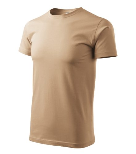 Malfini Basic - Kerek nyakú férfi póló - Homok - XS