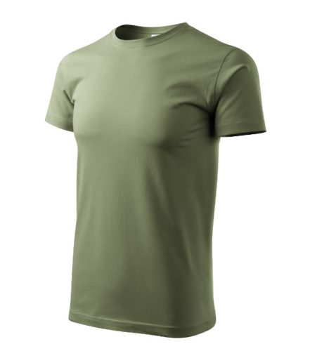 Malfini Basic - Kerek nyakú férfi póló - Khaki - XS