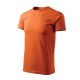 Malfini Basic - Kerek nyakú férfi póló - Narancssárga - 4XL