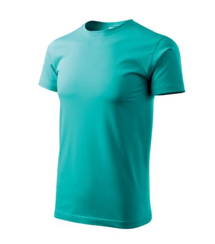 Malfini Basic - Kerek nyakú férfi póló - Smaragdzöld - 4XL