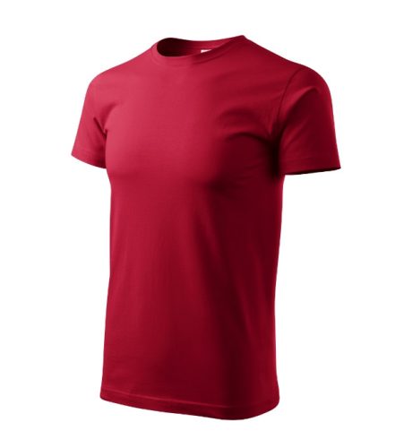 Malfini Basic - Kerek nyakú férfi póló - Marlboro piros - XS