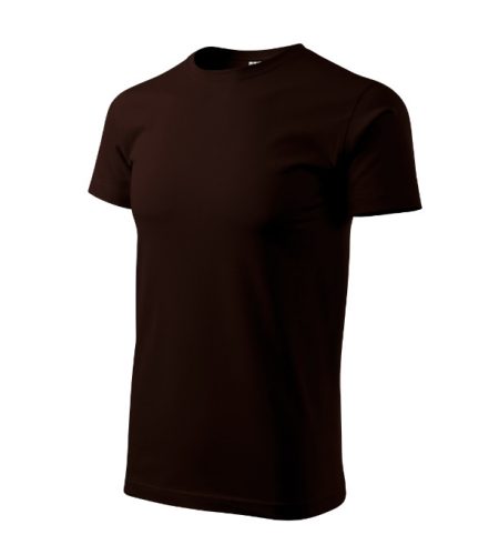 Malfini Basic - Kerek nyakú férfi póló - Kávé - 4XL