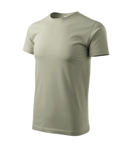 Malfini Basic - Kerek nyakú férfi póló - Világos khaki - M