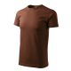 Malfini Basic - Kerek nyakú férfi póló - Csokoládébarna - 3XL