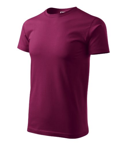 Malfini Basic - Kerek nyakú férfi póló - Rododendron - 4XL