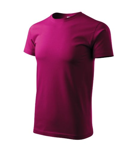Malfini Basic - Kerek nyakú férfi póló - Fukszia - 4XL