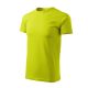 Malfini Basic - Kerek nyakú férfi póló - Lime - M