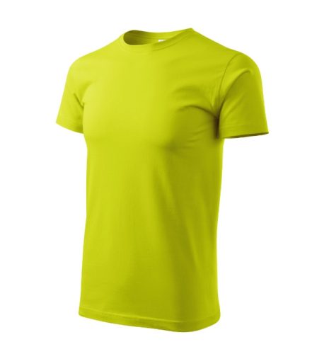 Malfini Basic - Kerek nyakú férfi póló - Lime - 4XL