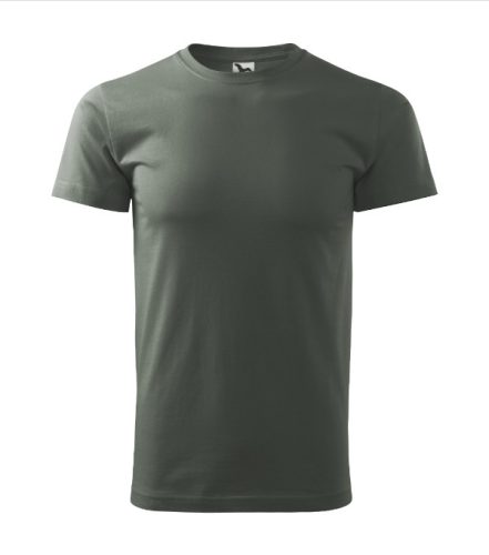 Malfini Basic - Kerek nyakú férfi póló - Sötét palakő - XS