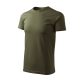 Malfini Basic - Kerek nyakú férfi póló - Military - XS