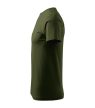 Malfini Basic - Kerek nyakú férfi póló - Military - 3XL
