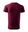 Malfini Basic - Kerek nyakú férfi póló - Garnet - 2XL