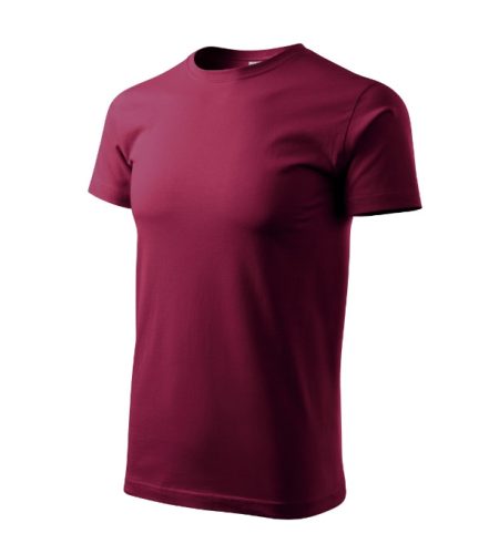 Malfini Basic - Kerek nyakú férfi póló - Garnet - 3XL