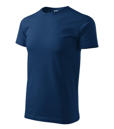 Malfini Basic - Kerek nyakú férfi póló - Éjkék - 2XL