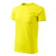 Malfini Basic - Kerek nyakú férfi póló - Citrom - 2XL
