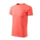Malfini Basic - Kerek nyakú férfi póló - Coral - XS
