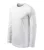 Rimeck Street LS - kerek nyakú, hosszú ujjú unisex póló - Fehér - 2XL