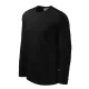 Rimeck Street LS - kerek nyakú, hosszú ujjú unisex póló - Fekete - S