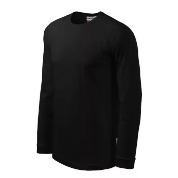  Rimeck Street LS - kerek nyakú, hosszú ujjú unisex póló - Fekete - L