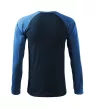 Rimeck Street LS - kerek nyakú, hosszú ujjú unisex póló - Tengerészkék - L